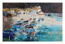 Blue Fishing Boats St Ives